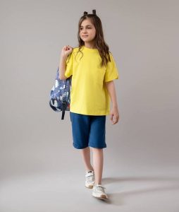 شلوارک دخترانه آبی