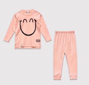 ست راحتی پنبه ای دو رو گلبهی