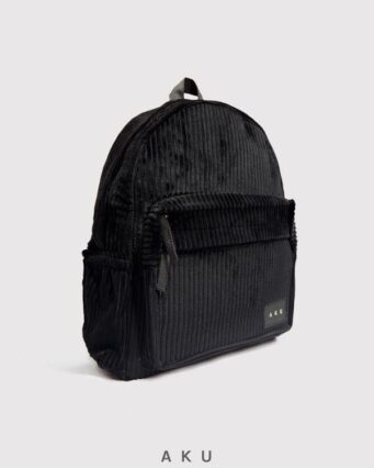 کوله پشتی مخملی مشکی