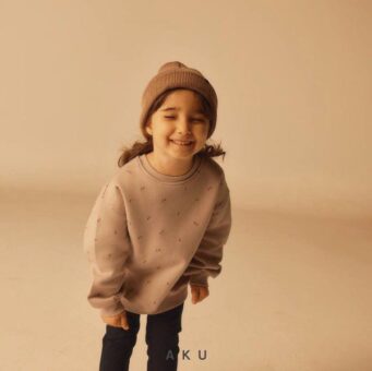 بلوز دورس تو کرک گلدار دخترانه قرمز