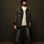 ست کت و شلوار ذغالی