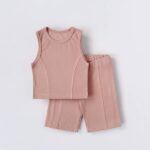 ست راحتی کبریتی دخترانه گلببهی