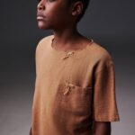 تیشرت کنفی بند دار