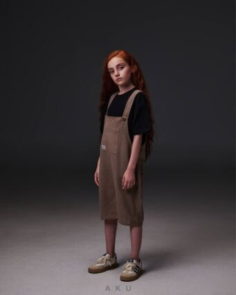 بیلر شلوارکی لینن قهوه ای