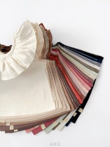 تاپ یقه چین دار
