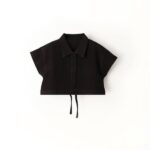 پیراهن بند دار دخترانه مشکی