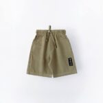 شلوارک کتان پسرانه سبز ارتشی AKU