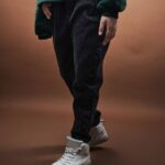 شلوار زغالی جین مام استایل AKU