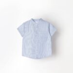 پیراهن (شومیز) راه راه AKU آبی