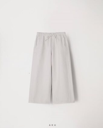 شلوار بگ کتان سفید AKU