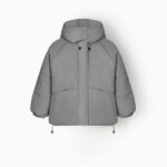 کاپشن پارچه بارانی (آب گریز) AKU، خاکستری