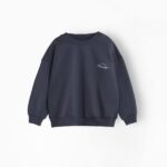 بلوز دورس چاپی طرح ماشین، آبی