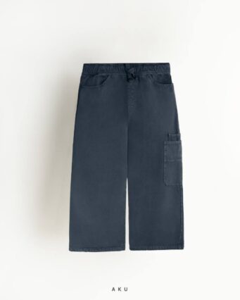 شلوار بگ کتان AKU آبی