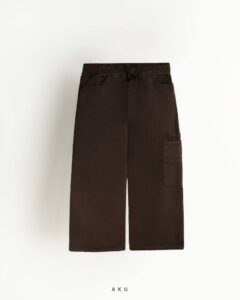 شلوار بگ کتان AKU شکلاتی