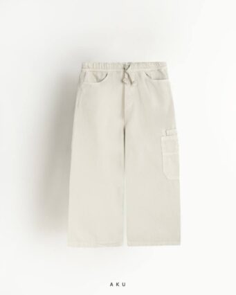 شلوار بگ کتان AKU سفید