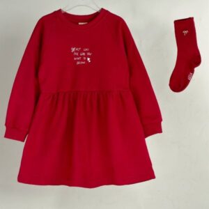 ست سارافون و جوراب قرمز AKU