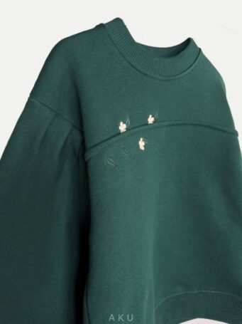 گالری بلوز دورس گلدوزی یلدایی سبز