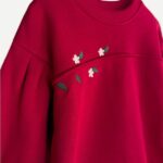 گالری بلوز دورس گلدوزی یلدایی قرمز