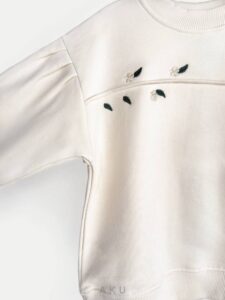 گالری بلوز دورس گلدوزی یلدایی سفید