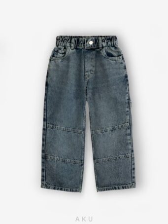 شلوار جین بند دار AKU، سبز آبی