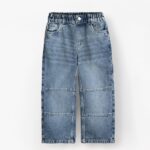 شلوار جین بند دار AKU، آبی خاکی