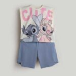 دو تیکه چاپی سایز نوجوان طرح استیچ